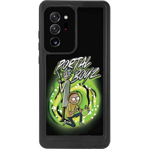 Adult Swim Rick and Morty Portal Boyz Galaxy Note20 Ultra 5G Waterproof Case
